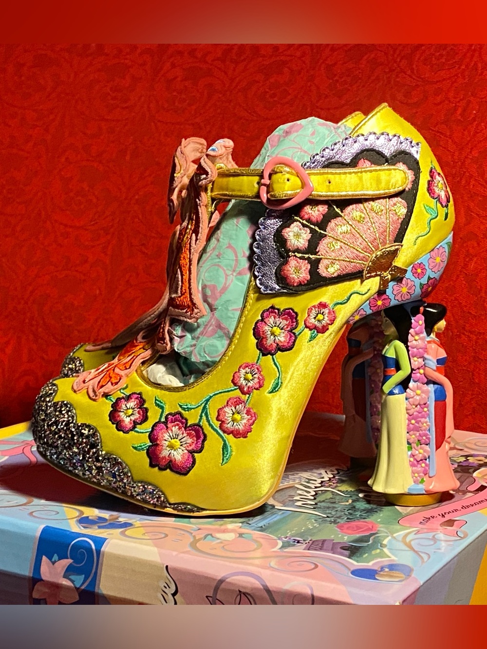 Irregular Choice Disney Princess”Let Your True Self Shine” special heels MULAN,8 - Picture 3 of 14